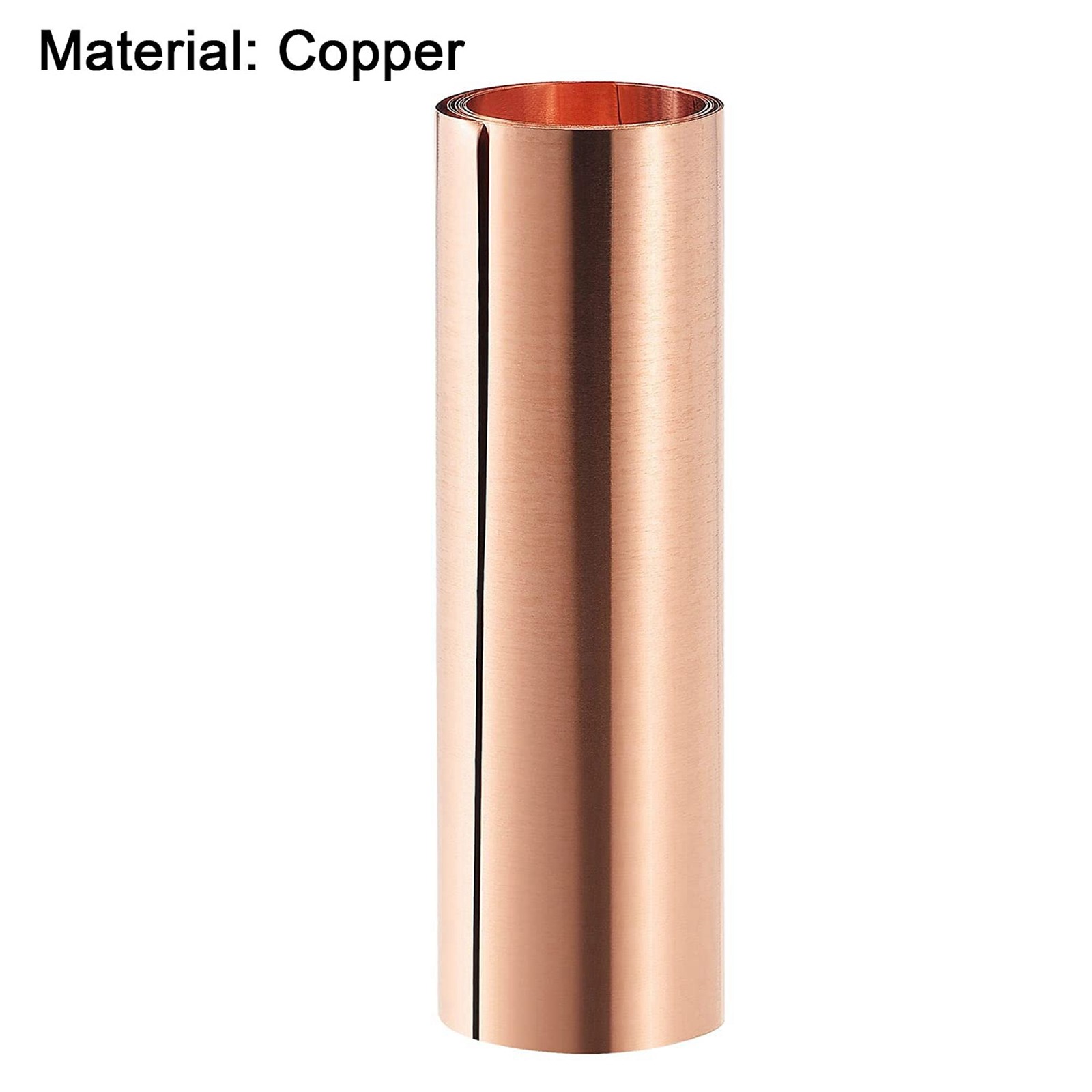 2X Copper Sheet Roll, Metal Foil Sheet 1000mm x 100mm x 0.03mm T3Q71656