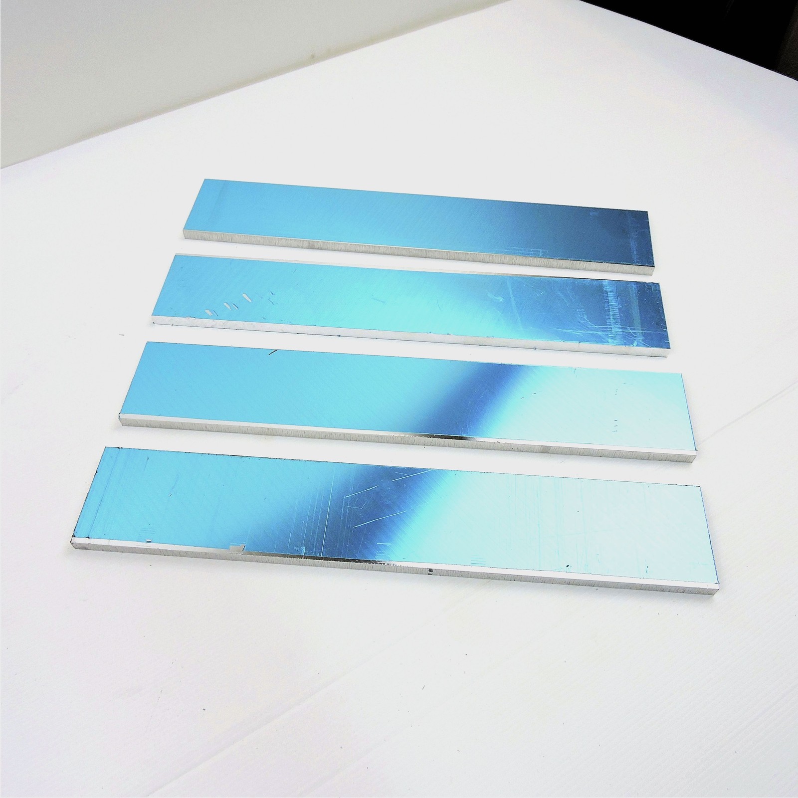 .375″ thick 3/8 Precision CAST Aluminum PLATE 2.5″ x 14″ Long QTY 4 sku157110