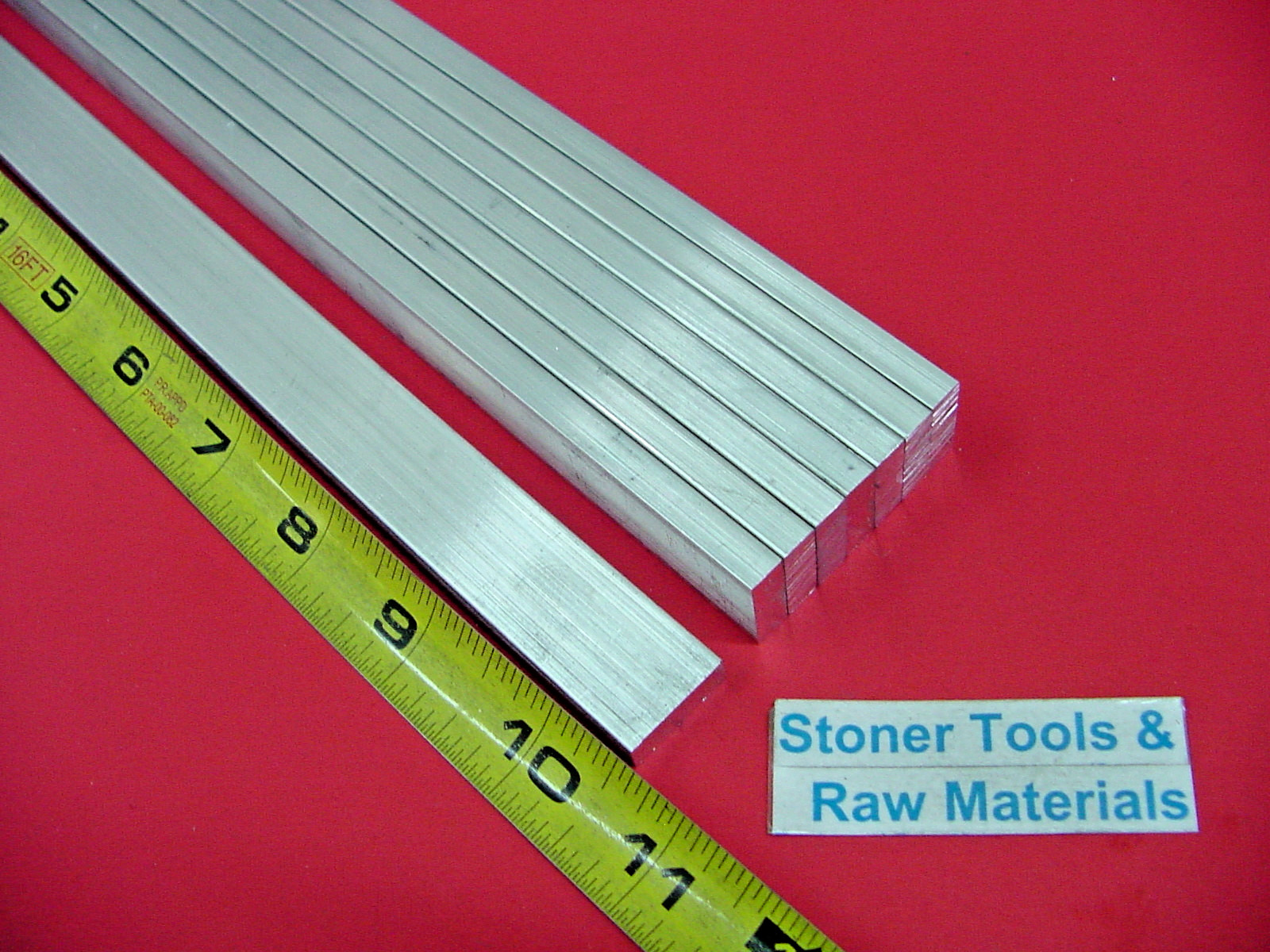 8 Pieces 1/4″ X 3/4″ ALUMINUM 6061 FLAT BAR 10.5″ long Solid T6 .25 Mill Stock
