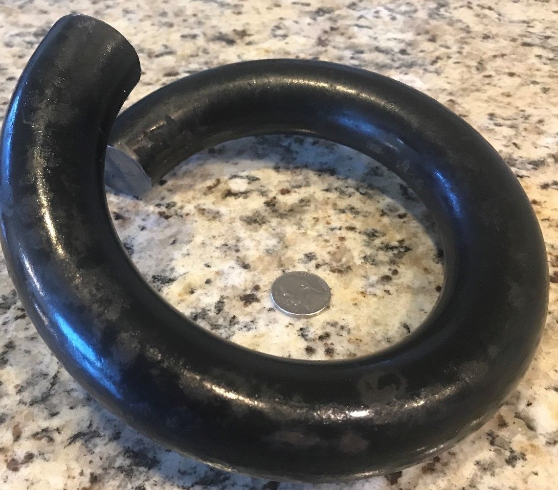 coil spring steel for blacksmithing 1.25 dia thick aprox 16 inches long “Knifes”