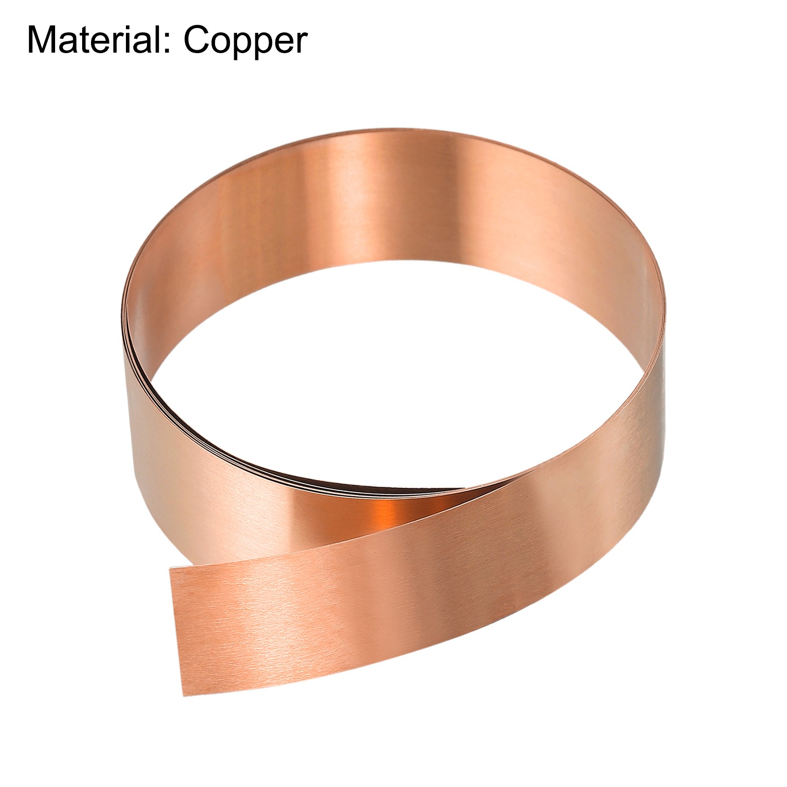 Copper Sheet Roll, Metal Foil Plate 1000mm x 20mm x 0.6mm