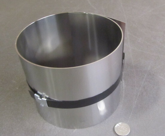 301 Stainless Steel Sheet Shim, .031″(+/-.0015″) x 6.0″ Width x 10 Foot Length