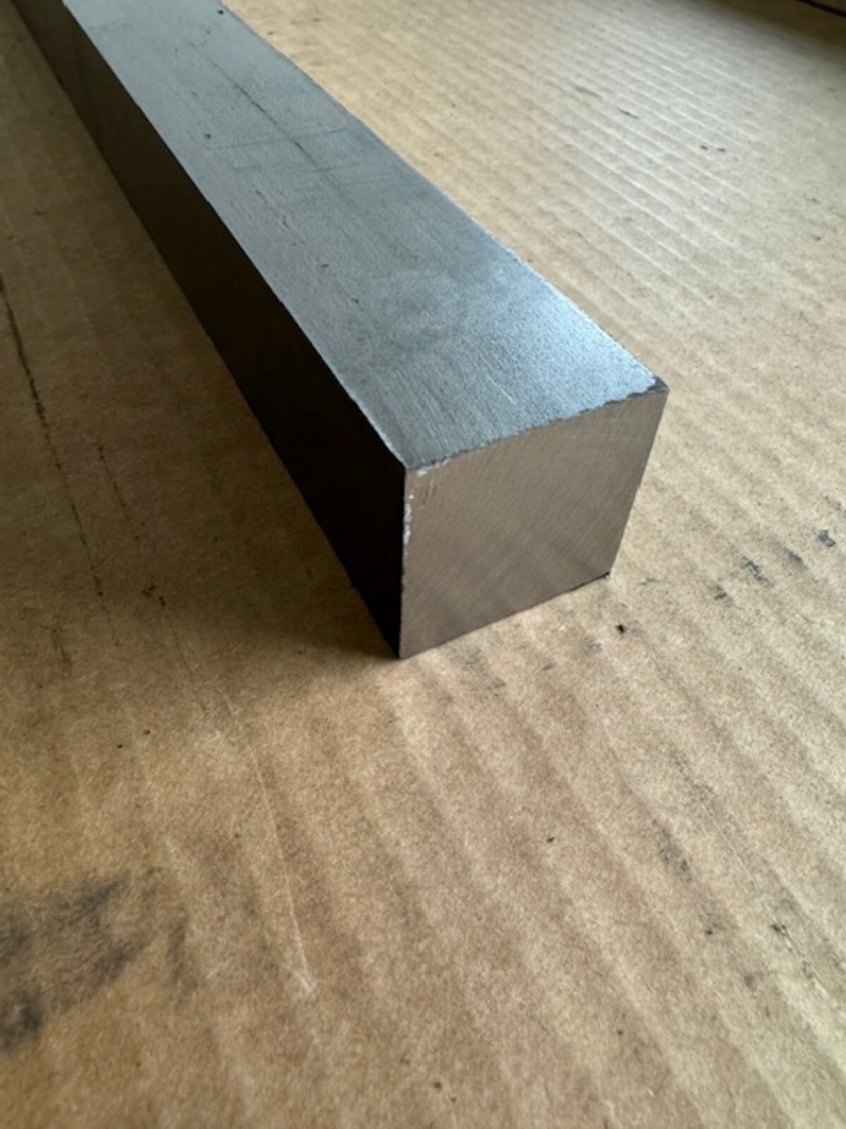 1.75″ Square Steel Bar x 12″ Length; 1018 Cold Rolled; 1-3/4″ Square Steel Bar