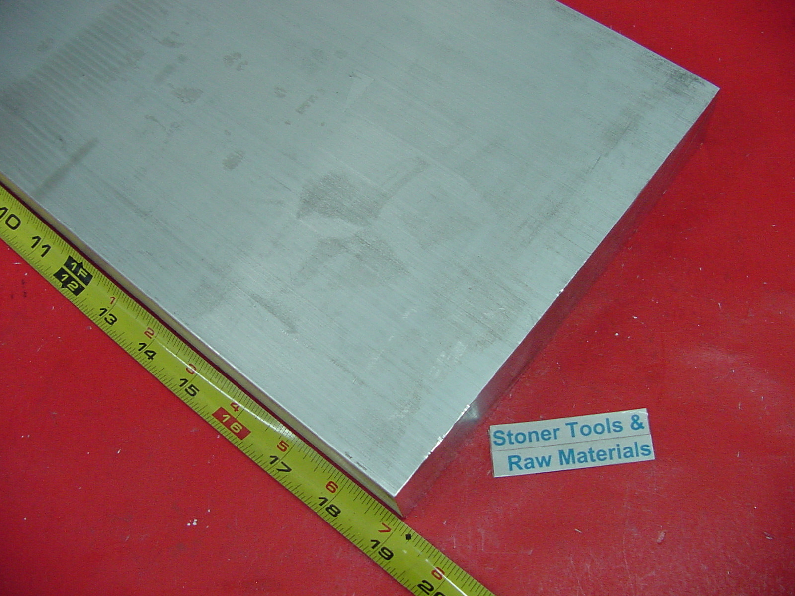 2″ X 8″ ALUMINUM 6061 FLAT BAR 19″ long Solid T6511 Extruded Mill Stock New
