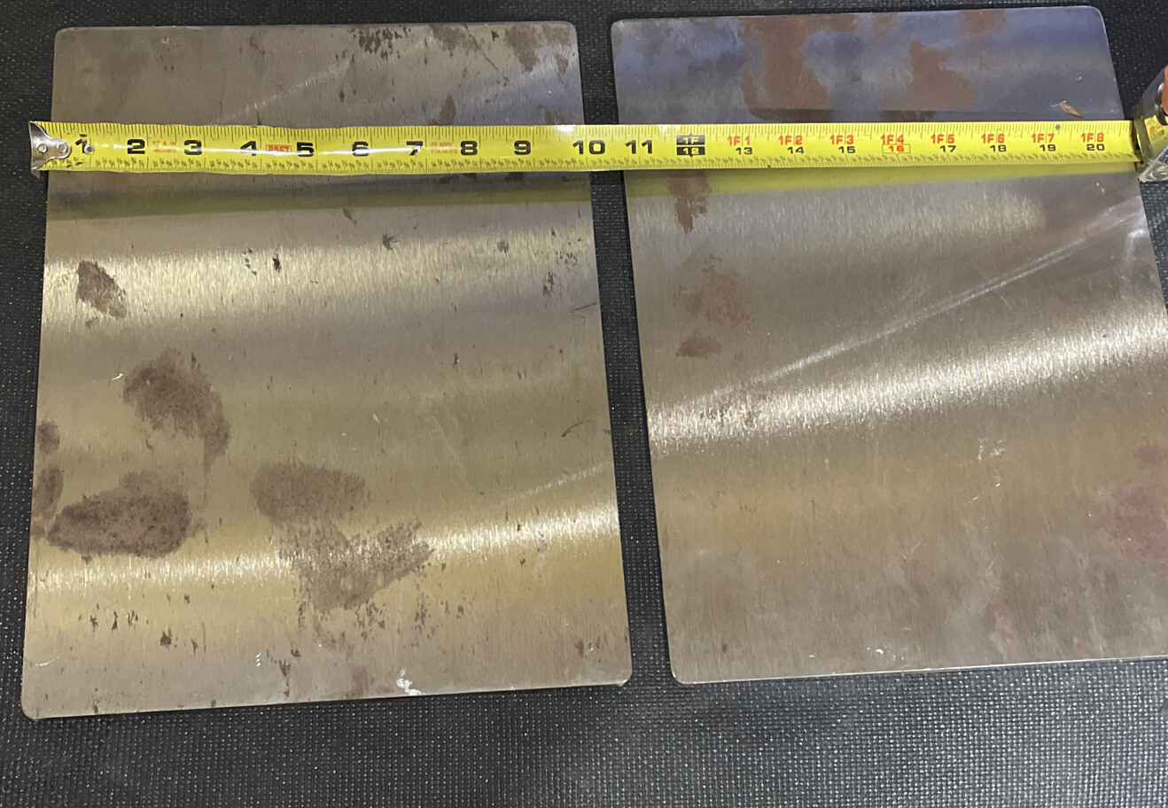 10in x 13.5in x 1/4in Steel Flat Plate (0.25in Thick) (Machined to Size)