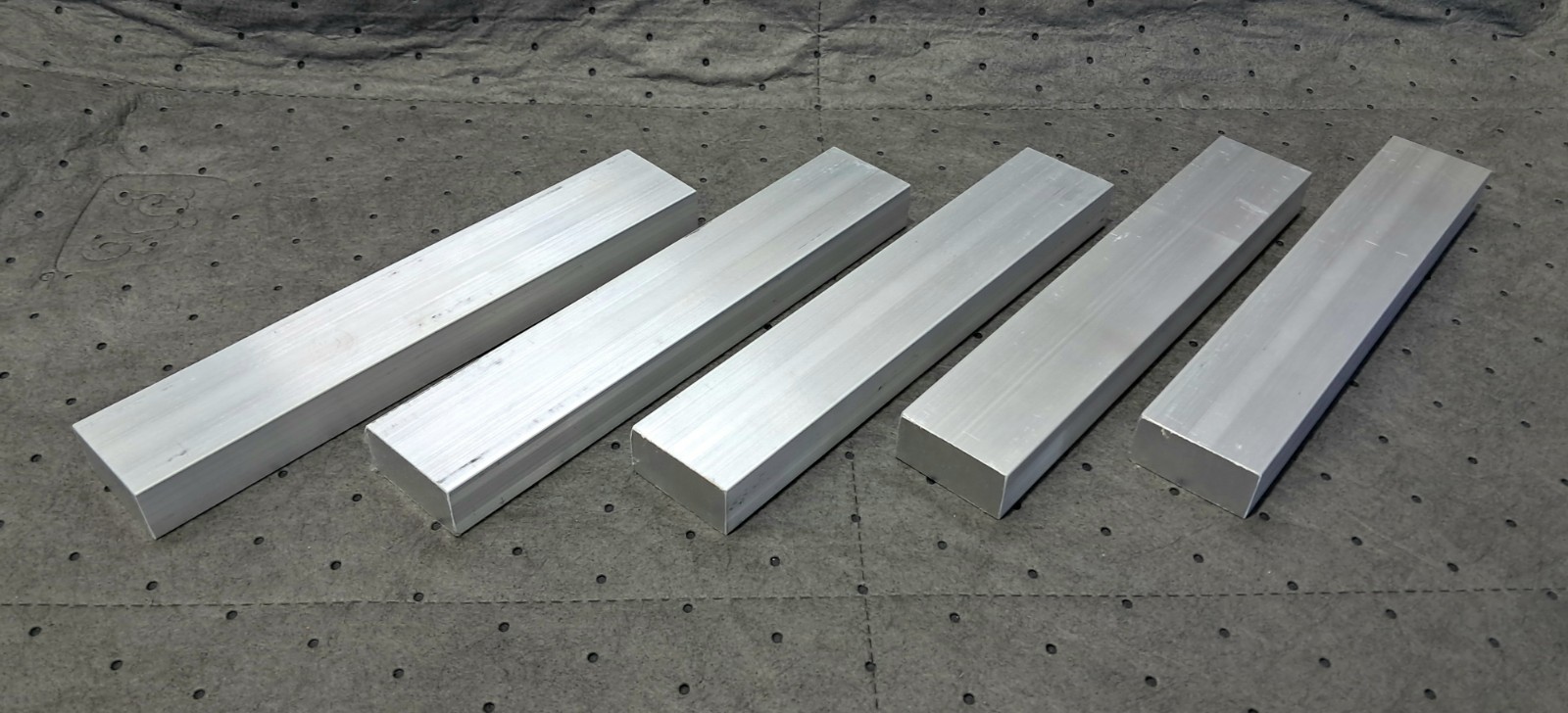 *Qty 5* 6061 T6511 Aluminum Flat Bar 3/4″ x 1-1/2″ x 8-1/8″
