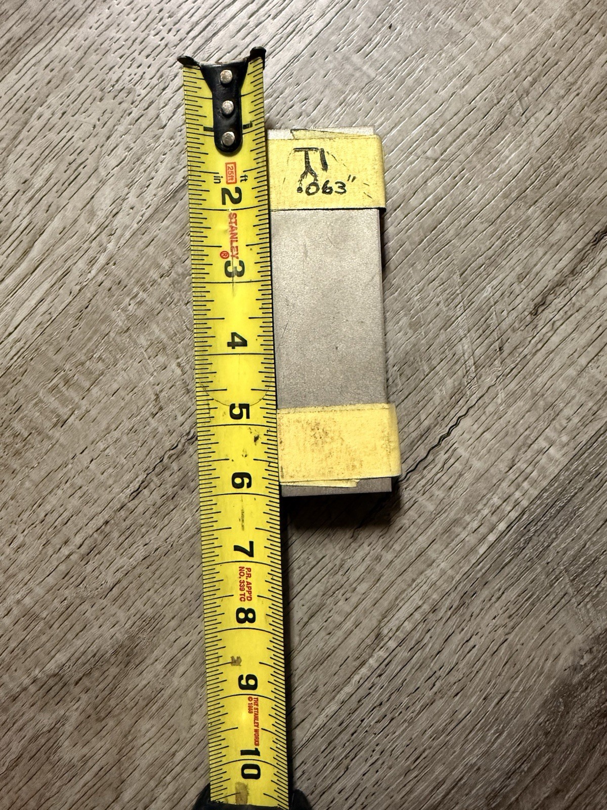 CP Titanium Flat Stock Strips .063” x 1.5” x 5” in qty (14)
