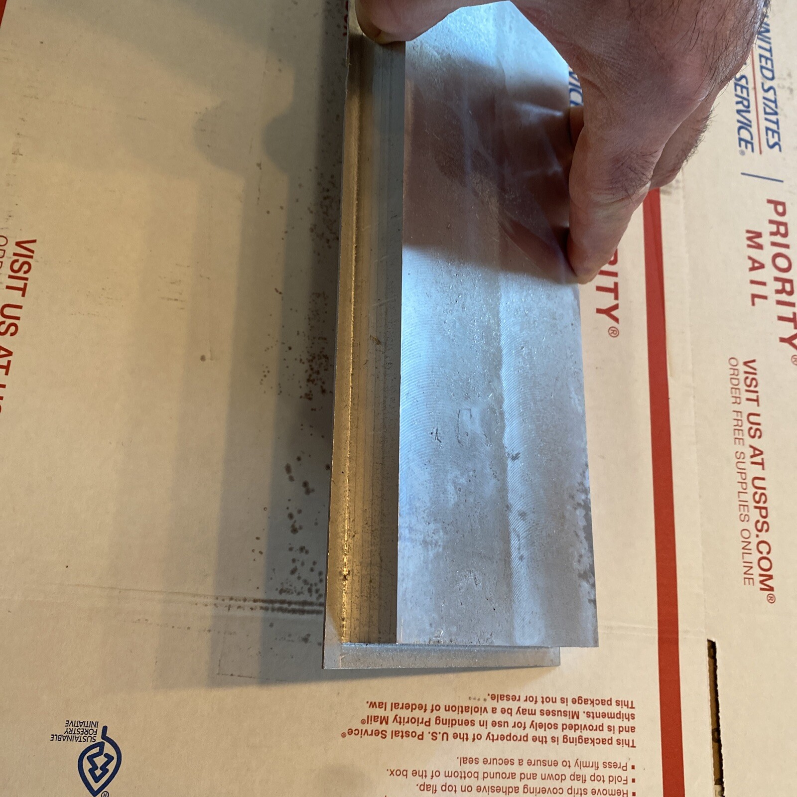 KAISER aluminum plate 6061-T651 3/4″ X 13” X 4″ Made In USA