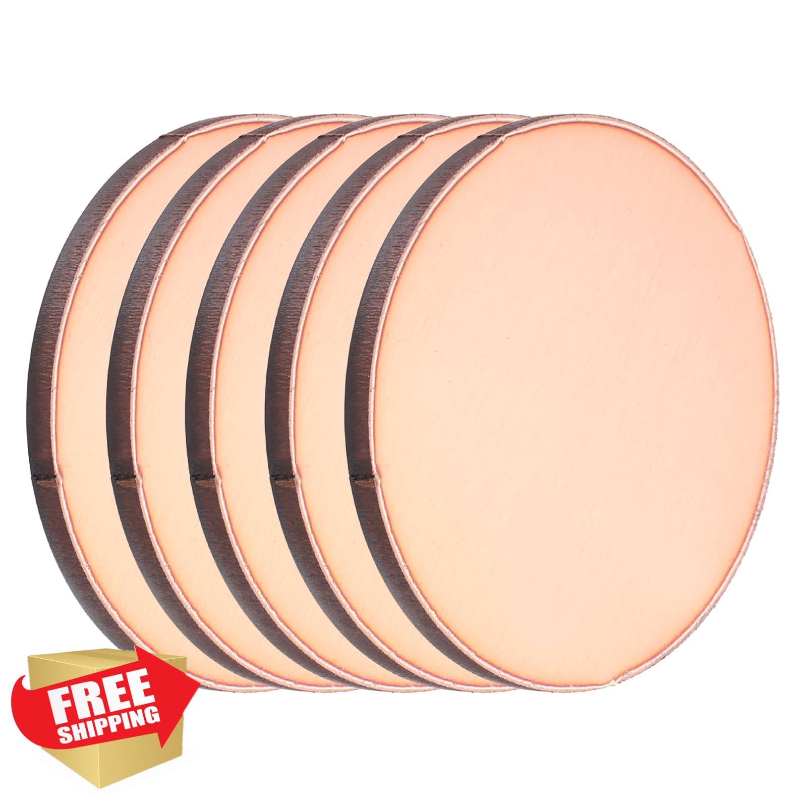 MECCANIXITY 5 Pcs 1.97″ Copper Plate