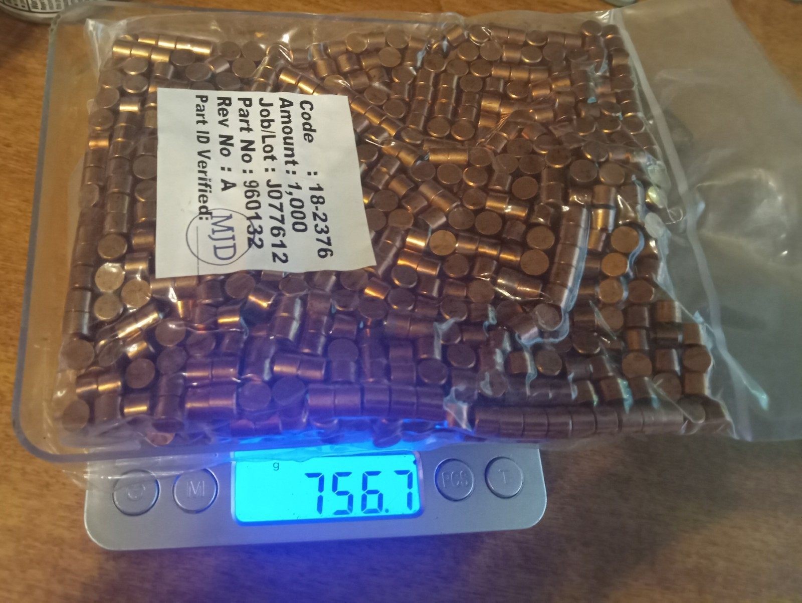 99.9999% High Purity Copper Granules Pellets