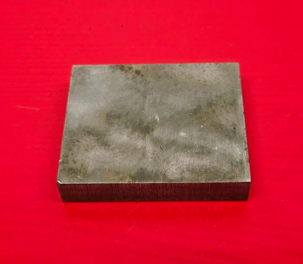 A36 Cold Rolled Steel Block Billet 2.49″ Long, 2.13″ Wide, 0.47″ Thick, 11.3 Oz.