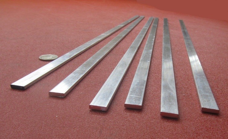 6061 T651 Aluminum Bar, 1/8″ (.125″) Thick x 1/2″ Wide x 24″ Length, 6 pcs, 12ft