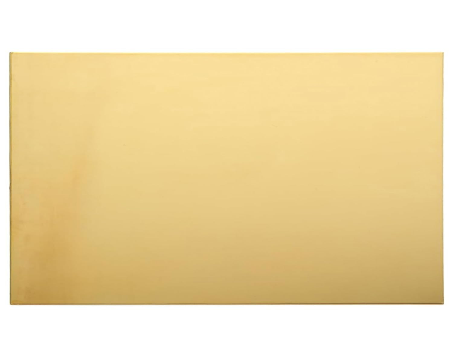 Brass Sheet, 4″X8″-16Gauge(1.5Mm)， No Scratches, Protective Film on Both Sides