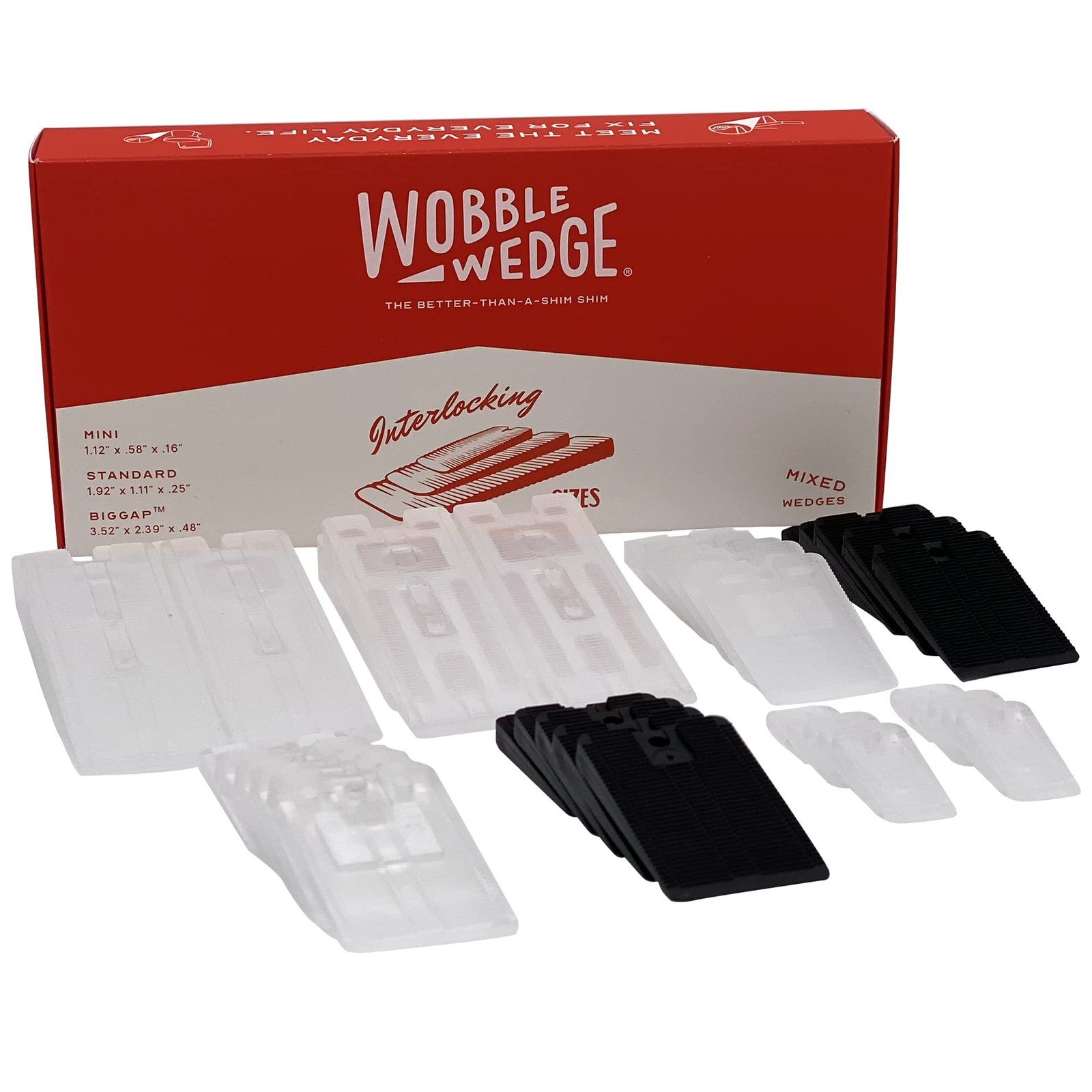 Rigid and Flexible Plastic Shims – Leveling Shims for Home Improvement, Furni…