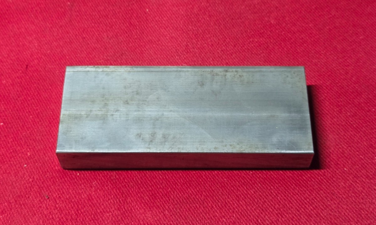 D2 Tool Steel Block Billet 3.70″ L x 1.51″ W x 0.60″ Thick – 14.4 Oz.