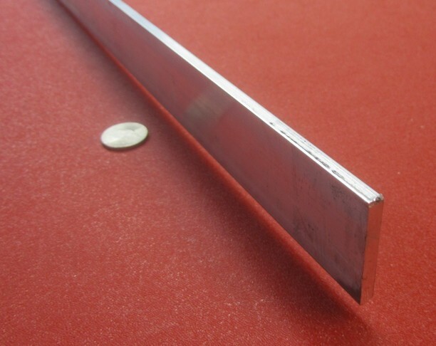 6061 T651 Aluminum Bar, 3/16″ (.187″) Thick x 1 1/2″ Wide x 72″ Long