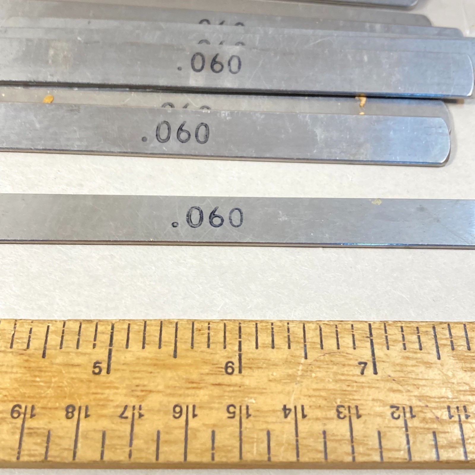 Machinist Metal Shims .060 10 Pc