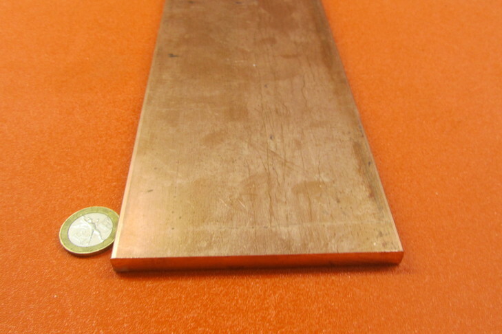 110 Copper Bar 1/2 Hard, 5/16″ Thick x 4.0″ Wide x 24 Inch Length