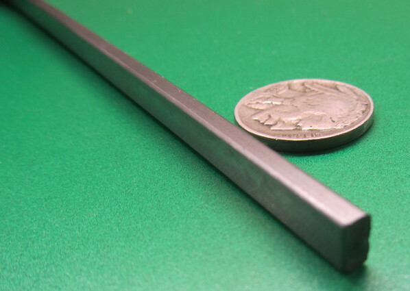 1018 Steel Bar, 1/8″ Thick x 1/4″ Wide x 24″ Length, 6 Pcs