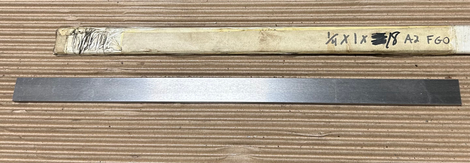 1/4″ X 1″ X 18″ A-2 Flat Ground Stock OVERSIZE Tolerance
