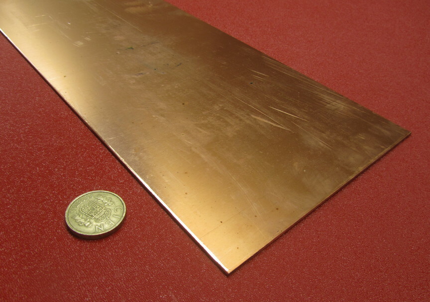 110 Copper Bar 1/2 Hard H02 .093″ Thick x 6.0″ Wide x 36.0″ Length