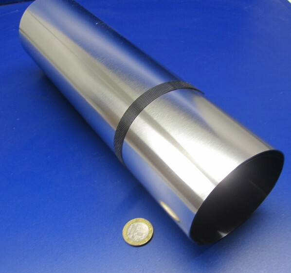 301 Stainless Steel Sheet Shim, .020″(+/-.0010″) x 12.0″ Width x 10 Foot Length