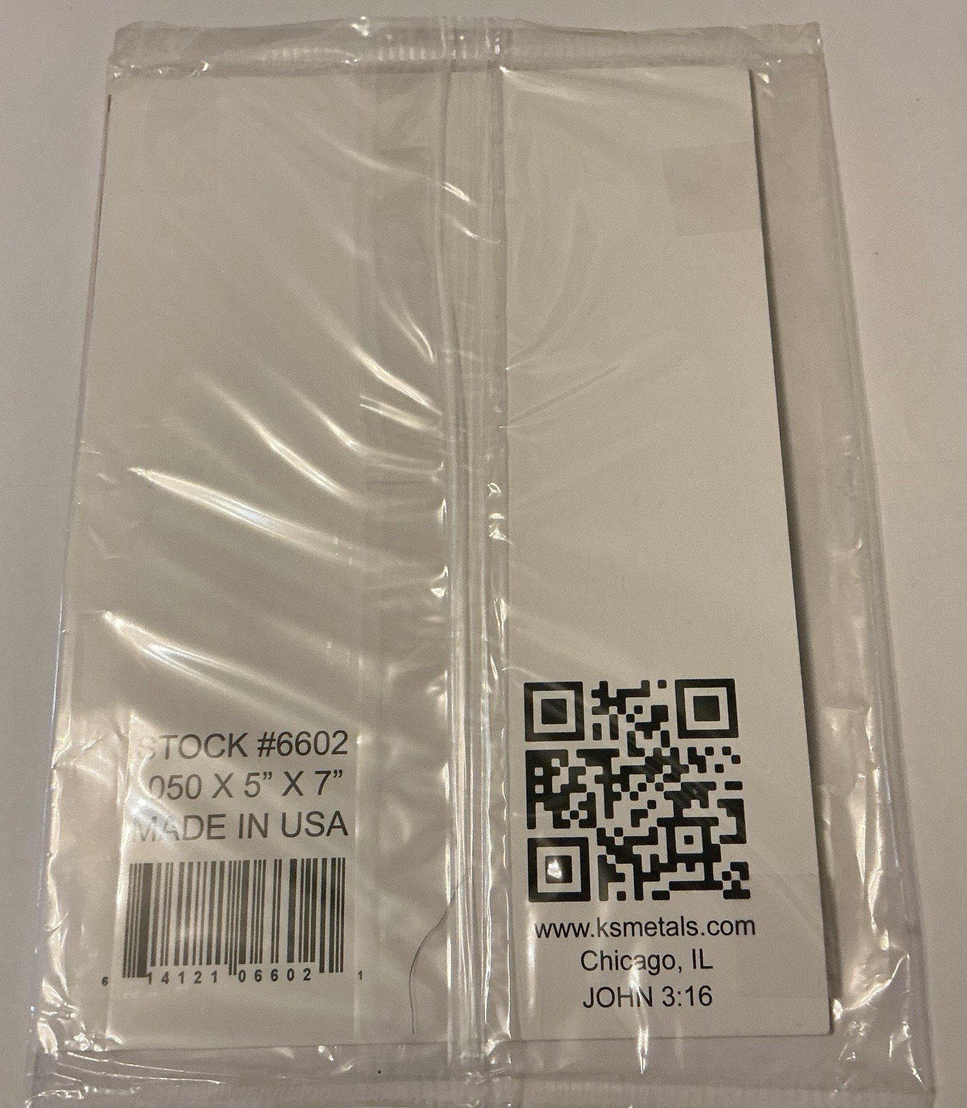 K&S Precision Metals Copper Plate 5×7 New