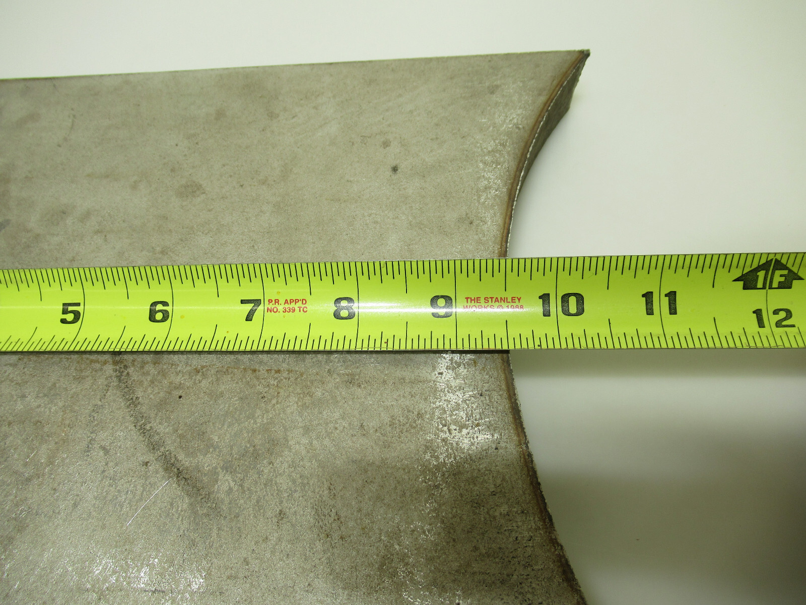 1″ 304L Stainless Steel Plate, 1″ x 8-1/2″ x 9-1/2″ SS