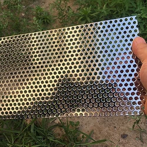 Expanded Perforated Metal Sheets – Stainless Steel 20GA, 0.2″ Holes, 11.8″x5.9″