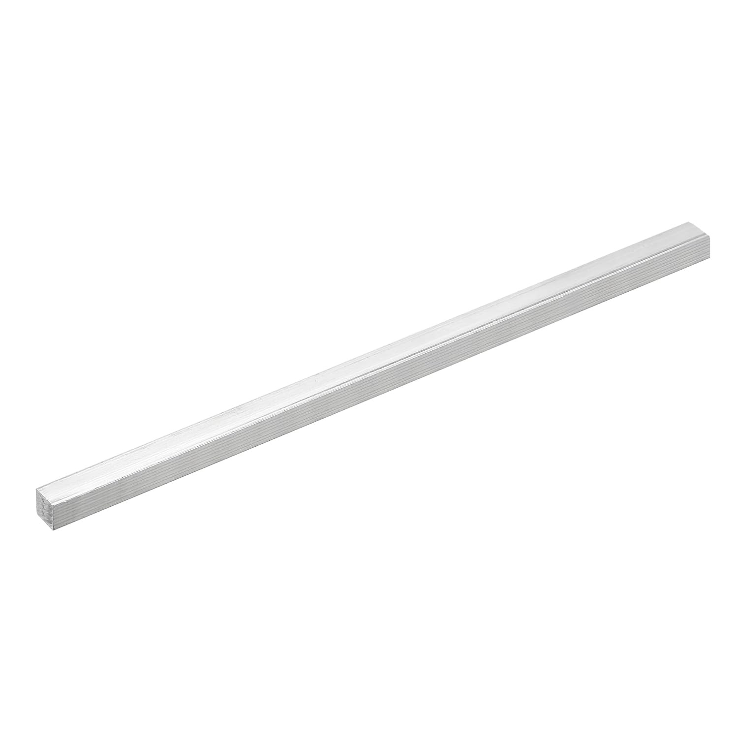 Square Aluminum Flat Bar, 3/8″ Thick 0.4″ Width 10″ Length Square Aluminum Bar 6