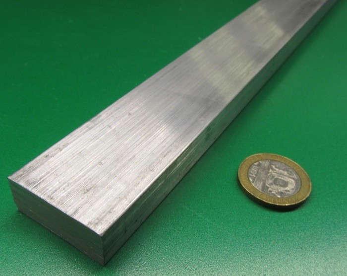 2024 T351 Aluminum Bar, 1/2″ (.500″) Thick x 1 1/4″ Wide x 12″ Length