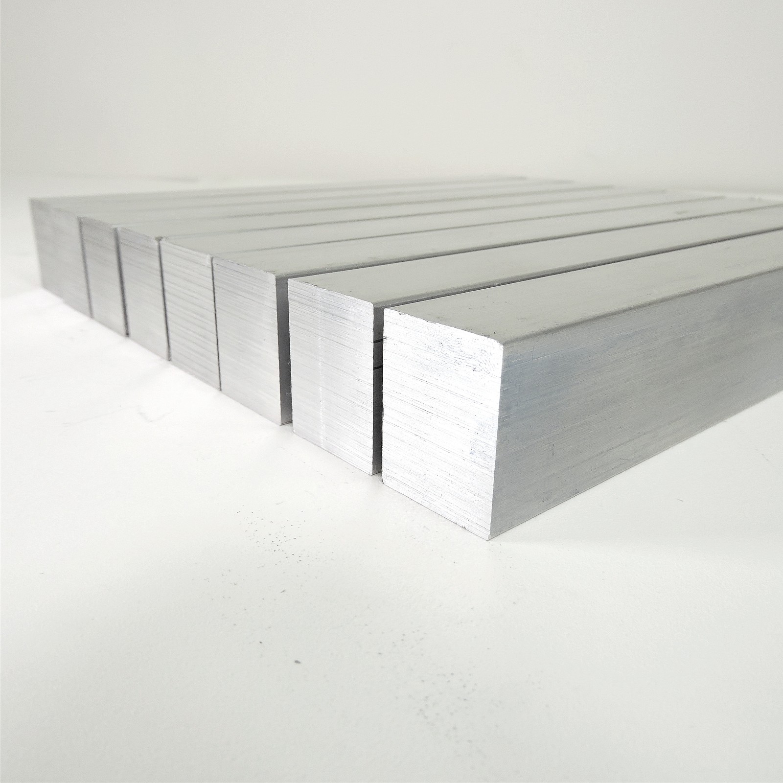 1″ thick Aluminum 6061 PLATE 1.25″ x 10.5″ Long QTY 8 sku 335618