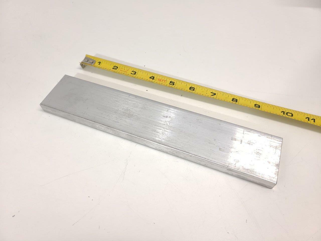 6061 Aluminum Flat Bar, 1/2″ x 2″ x 10″ long, Solid Stock, Plate, Machining