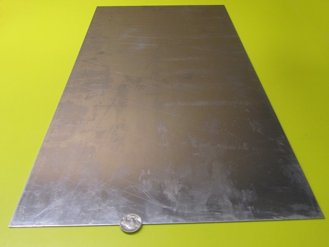 2024 Aluminum Sheet, T3, .050″ Thick x 12.0″ Width x 24.0″ Length