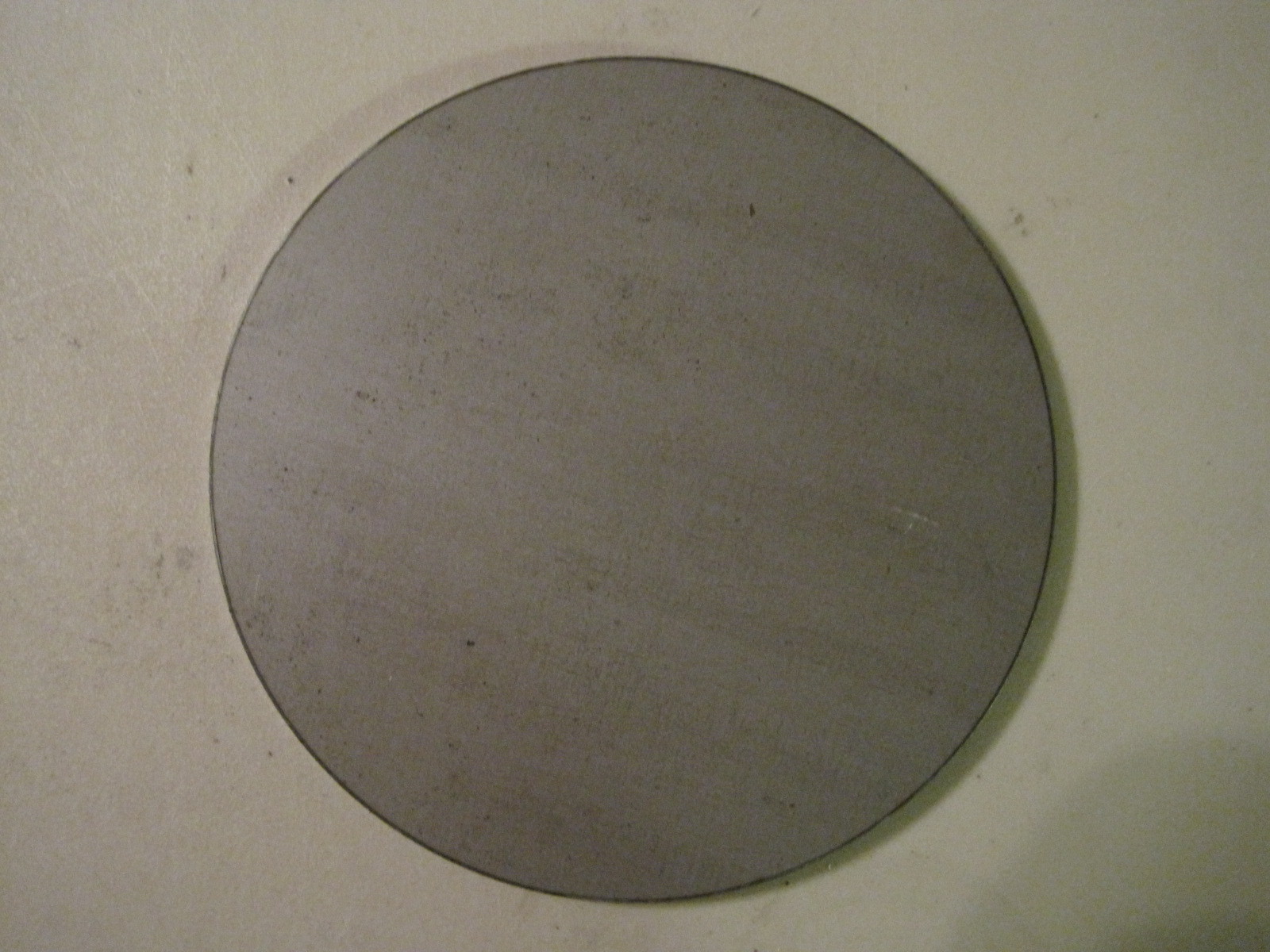 1/8″ Thick (11ga) Round Steel Plate, 5.5″ Diameter, Round, Circle