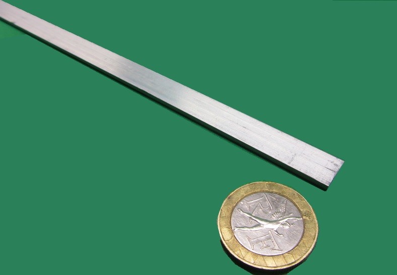 6061 T6 Metric Aluminum Bar, 2mm Thick x 10mm Wide x 3 Ft Length, 8 Units