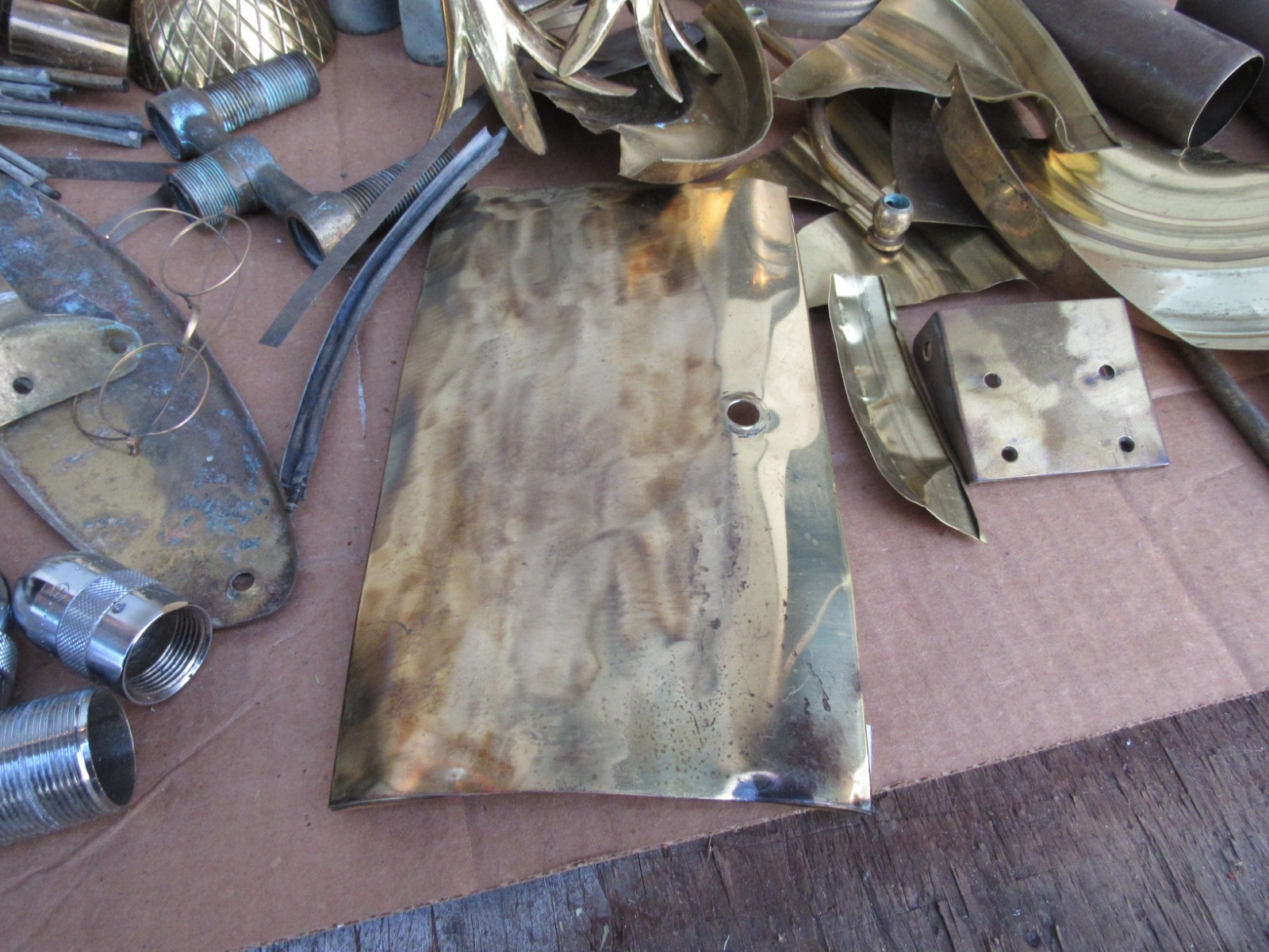 Scrap Brass 26 LBS Metal Recovery CASTING SCULPTURE ABSTRACT Recovery Recycle
