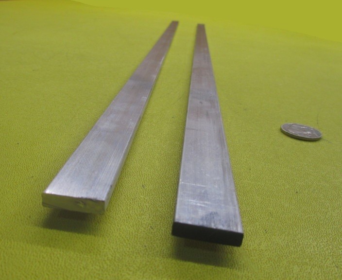 6061 T6511 Aluminum Bar, 3/16″ (.187″) Thick x 3/4 Wide x 36″ Length, 2 units