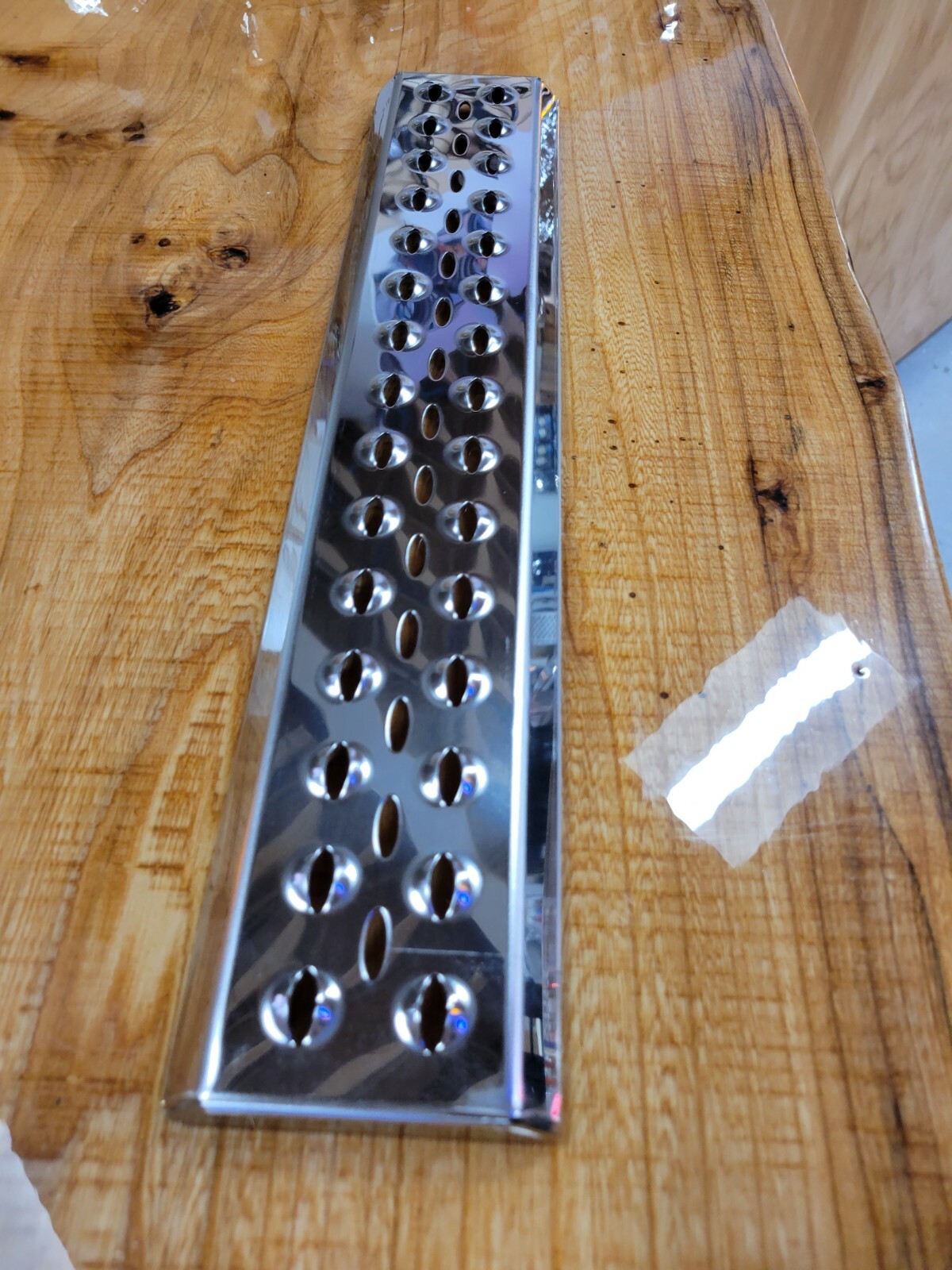 stainless steel roadworks step plate tread 20″ x 4″ universal no slip 12501 new
