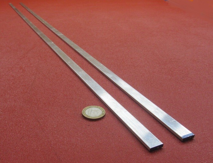 6061 T651 Aluminum Bar, 1/8″ (.125″) Thick x 1/2″ Wide x 48″ Length, 2 Pcs, 8 Ft