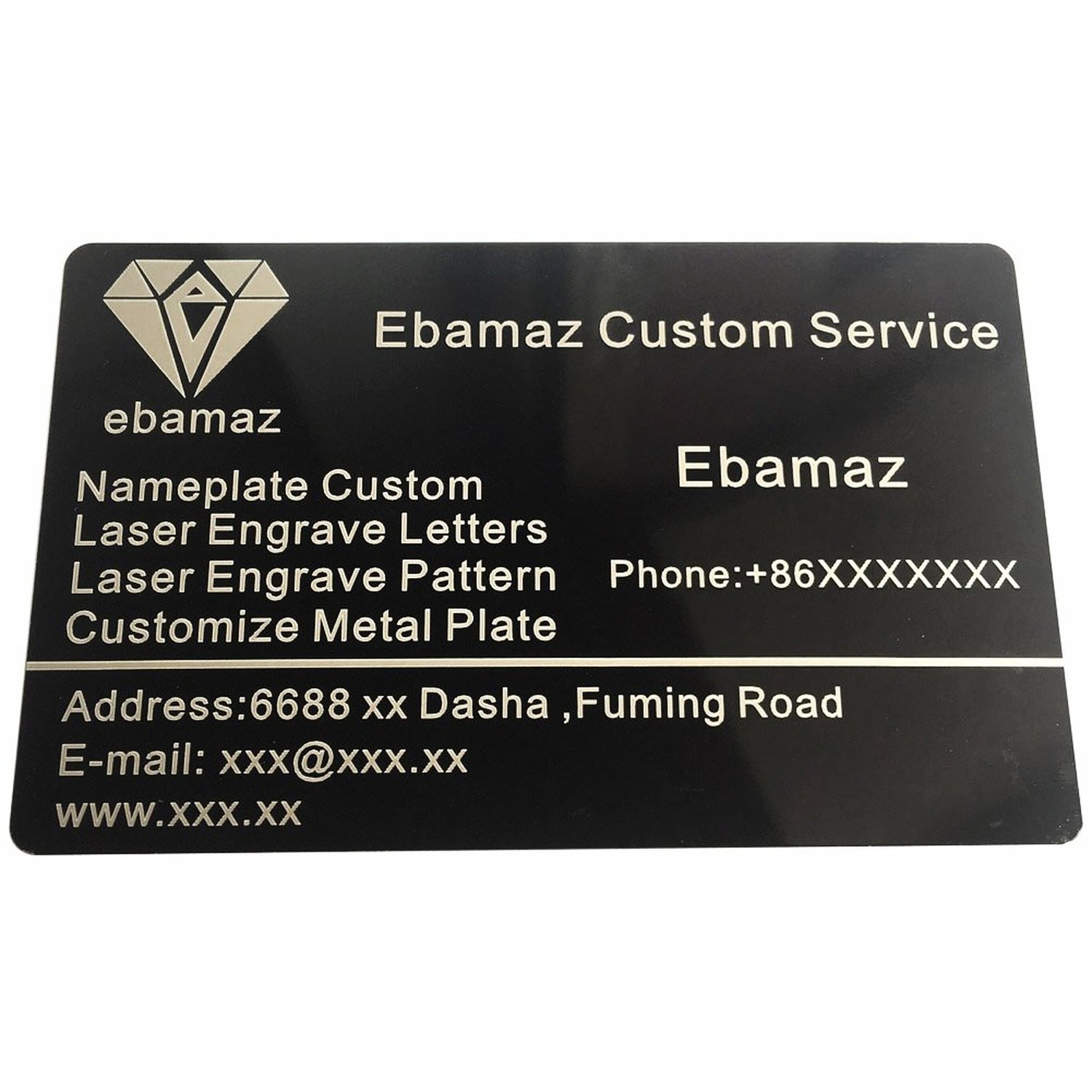 100PCS Aluminum Alloy Metal Card Plate 3.4 X2.13X0.008 inch for Laser Engrave…