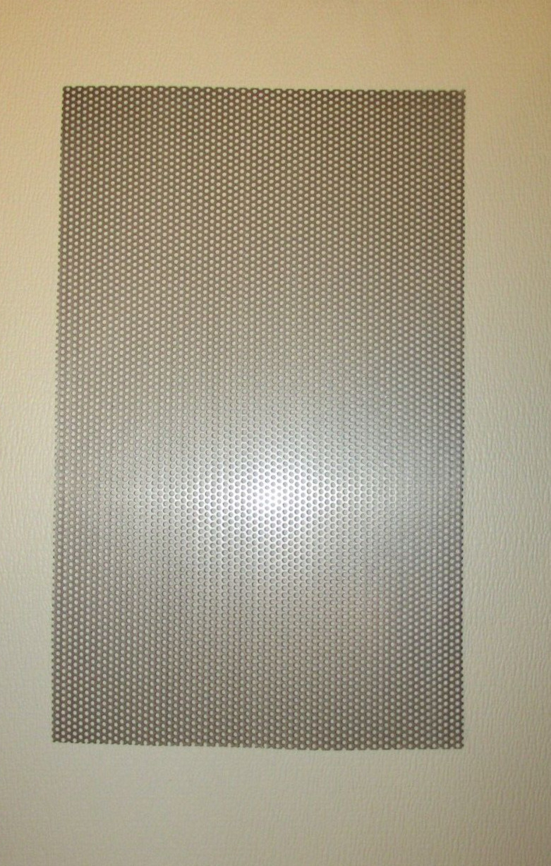 1/8″ HOLE–20 GAUGE -304 STAINLESS STEEL PERFORATED SHEET— 6″ x 6″