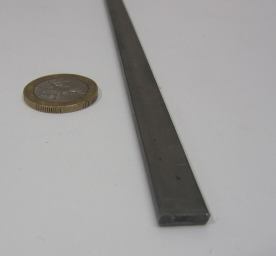 1018 Steel Bar, 1/8″ Thick x 3/8″ Wide x 24″ Length, 6 Pcs