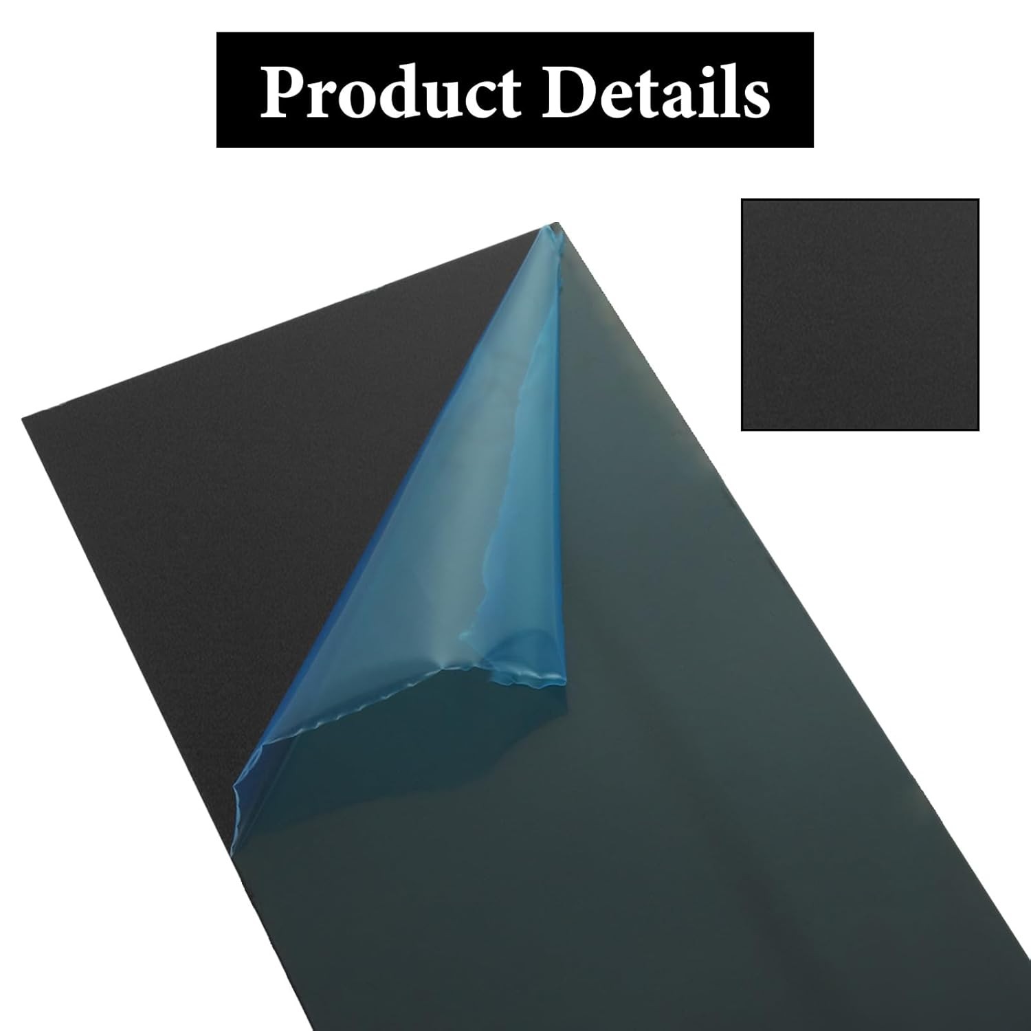 4PCS 12 X 12 X 1/32 (0.04”) Inch Anodized Aluminum Sheet, Black Aluminum Engravi