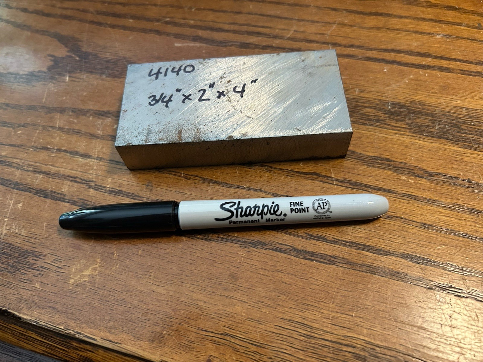 3/4″ x 2″ x 4″, 4140 tool steel flat stock, machine stock