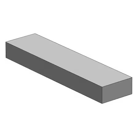 Zoro Select 18F.75X10-12 Carbon Steel Plate, 12 In L, 10 In W, 18F.75X10-12