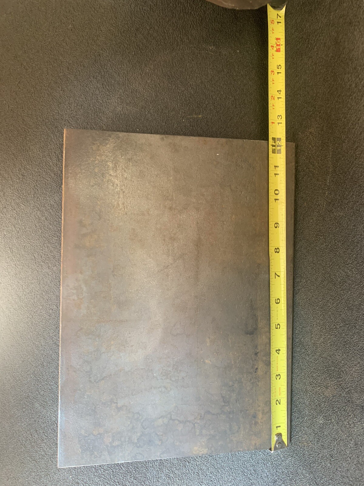 3/8″ .375″ Hot Rolled Steel Sheet Plate 9″X 12″ Pizza Plate