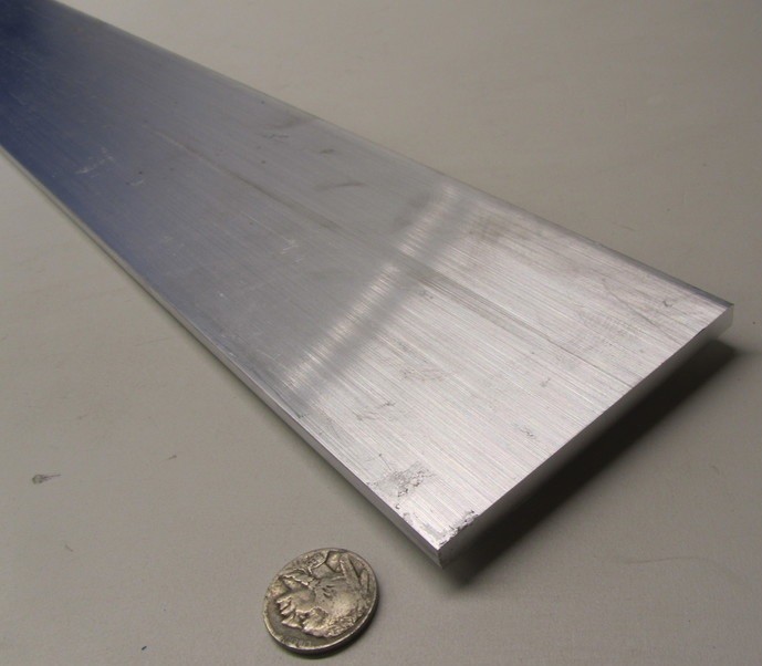6061 T651 Aluminum Bar, 1/4″ (.250″) Thick x 3.50″ Wide x 60″ Length