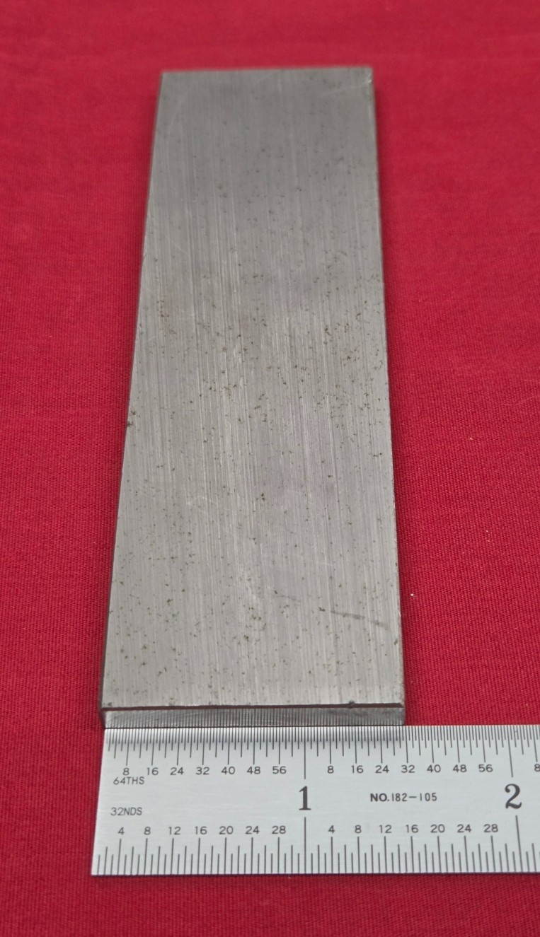 D2 Tool Steel Block Billet 5.010″ L x 1.510″ W x 0.263″ Thick, 8.87 Oz.