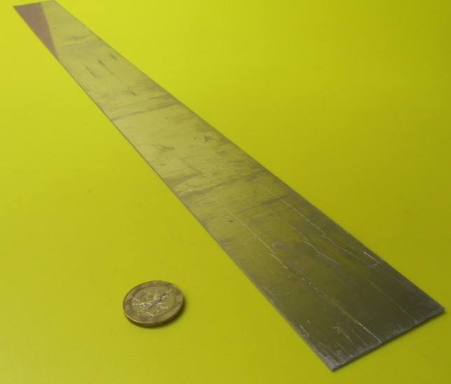 6061 T6 Aluminum Bar .050″ Thick x 2.0″ Wide x 48″ Length, 2 Pieces